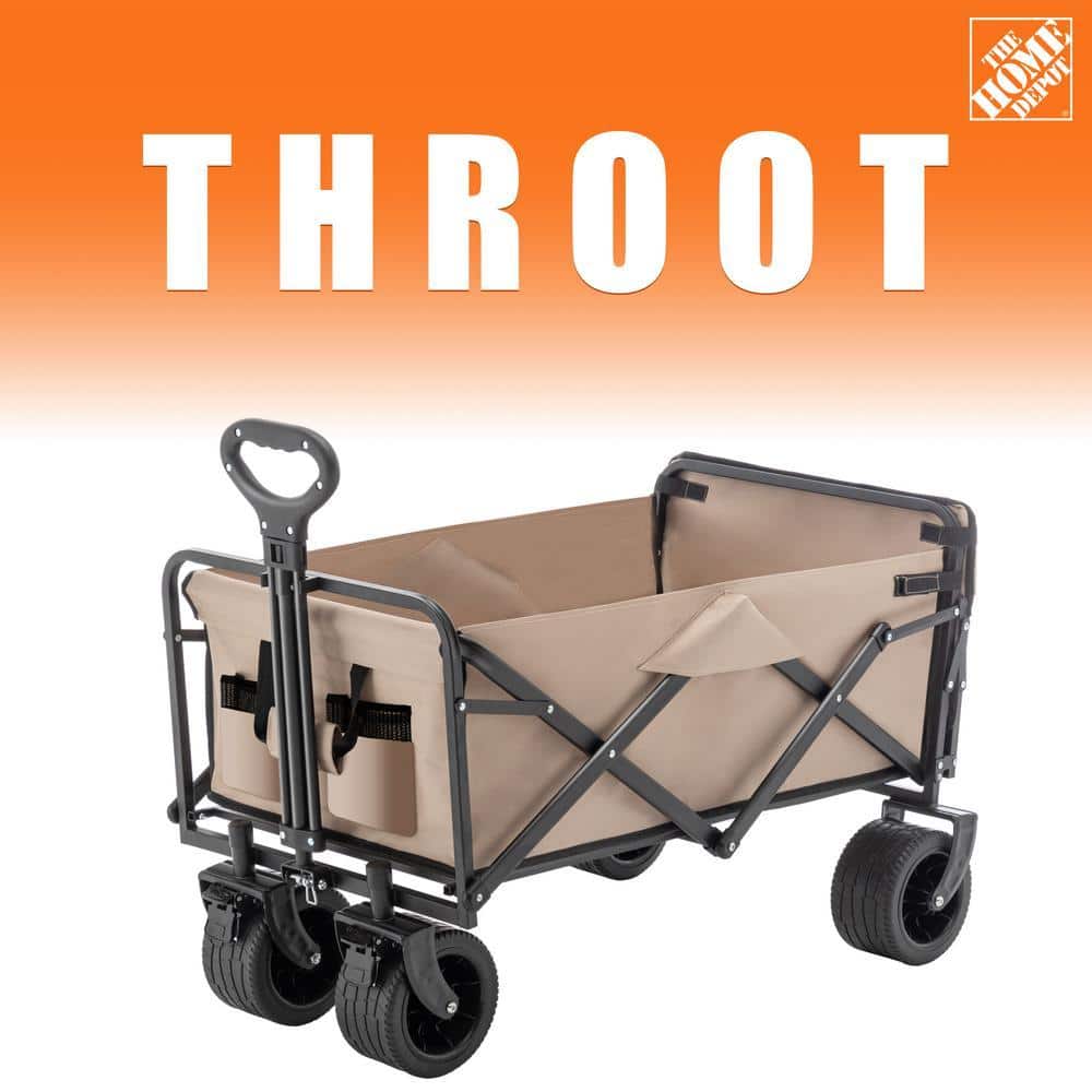 THROOT 8.75cu. ft. (36 in. x 21 in. x 20 in.), Khaki Metal Oversized ...