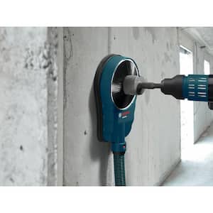 SDS-Max and SDS-Plus Universal Core Bit Dust Collection Attachment for Rotary Hammers