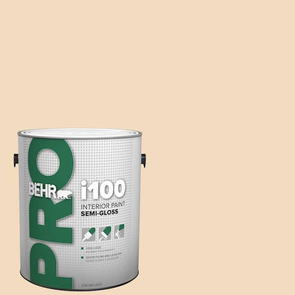 BEHR PRO 1 gal. #S270-1 Frosted Toffee Semi-Gloss Interior Paint