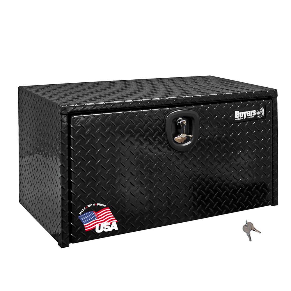 14 in. x 12 in. x 30 in. Gloss Black Diamond Tread Aluminum Underbody Truck Tool Box price history on PriceWatchPro