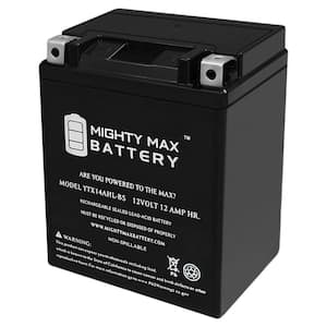12-Volt 12 Ah 210 CCA Rechargeable Sealed Lead Acid (SLA) Powersport Battery