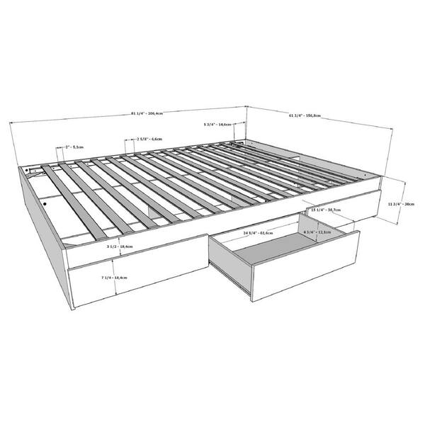 See? 35+ Truths About Alibi Platform Bed By Nexera  Your Friends Missed to Let You in!