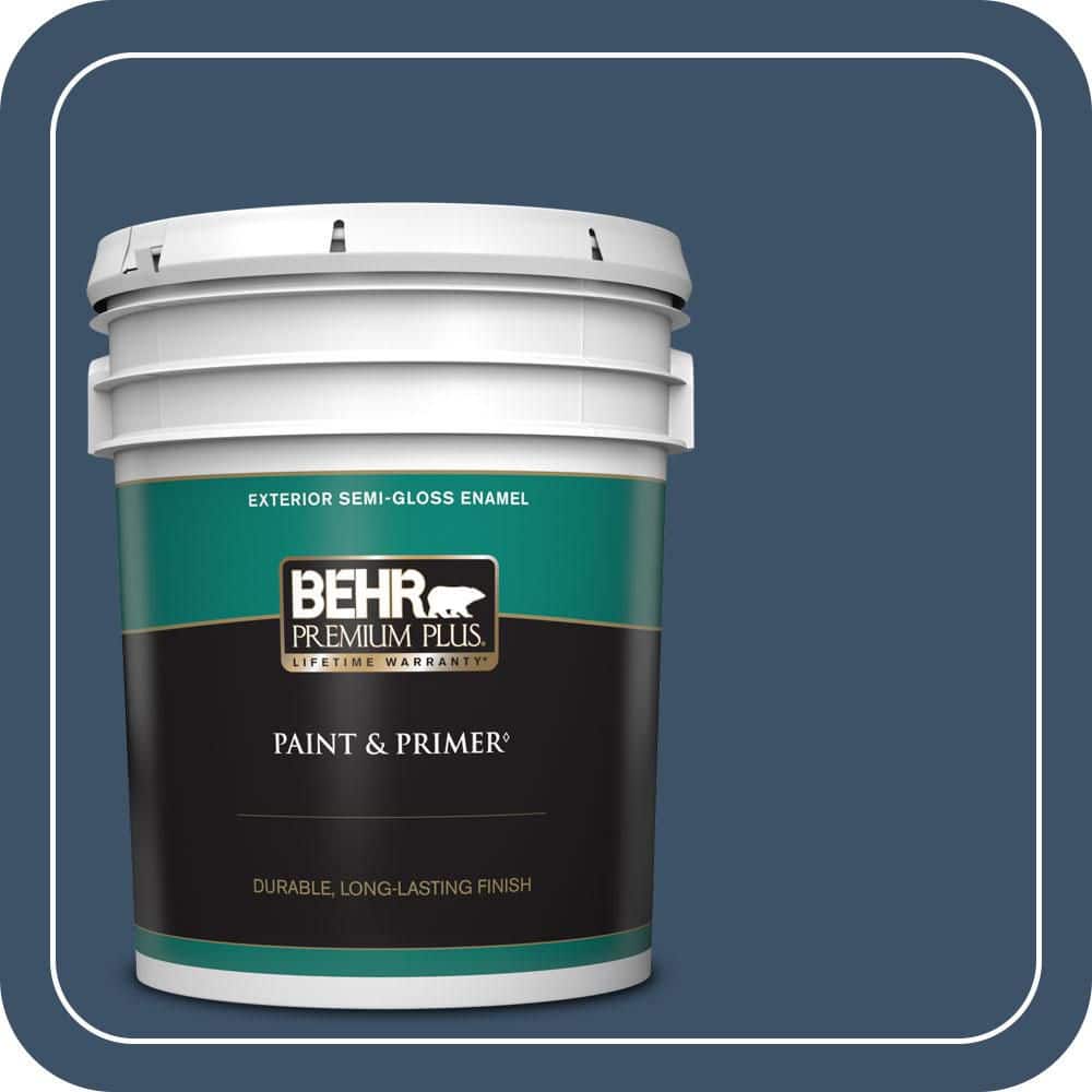 5 gal. Home Decorators Collection #HDC-SM14-7 Midnight Mosaic Semi-Gloss Enamel Exterior Paint & Primer price history on PriceWatchPro