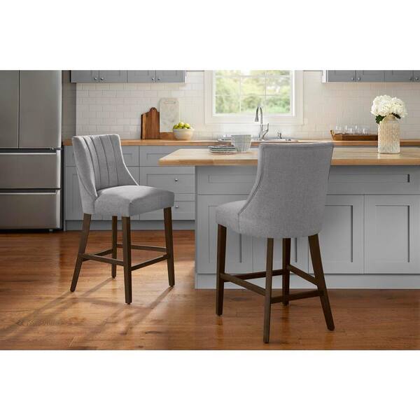 tufted upholstered bar stools