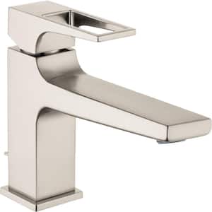 Metropol Single Hole Single-Handle Bathroom Faucet in Brushed Nickel