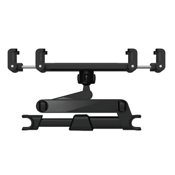 Tablet Holder Car Headrest Mount for 5.5-18.4 in. Devices with 360° Rotating Adjustable Arm Black