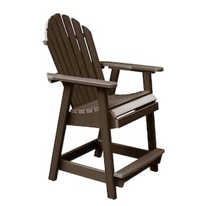 Hamilton Weathered Acorn Counter-Height Recycled Plastic Outdoor Dining Chair