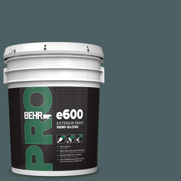 BEHR PRO 5 gal. #PPU12-20 Underwater color Semi-Gloss Exterior Paint