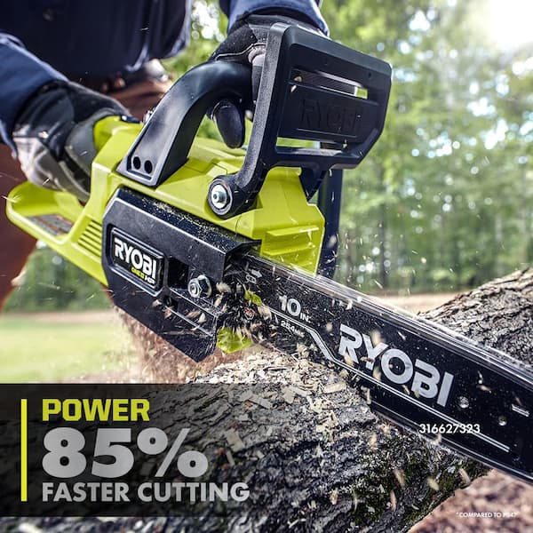 RYOBI ONE+ HP 18V Brushless 10 in. Battery Chainsaw (Tool