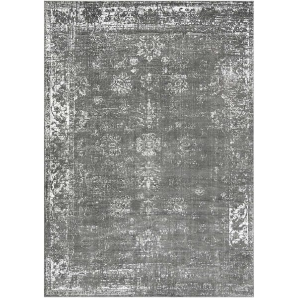 Sofia Casino Dark Gray 10 ft. x 14 ft. 1 in. Area Rug