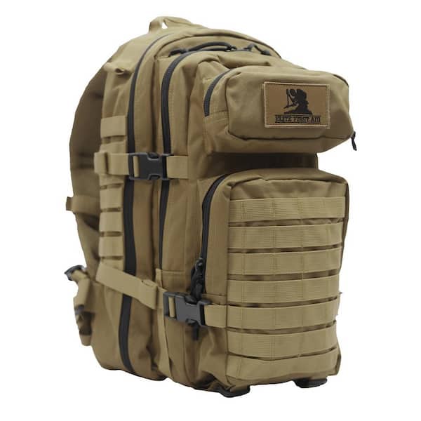 Tactical Trauma First Aid Kit Backpack, Tan FA138T-FAK - The Home