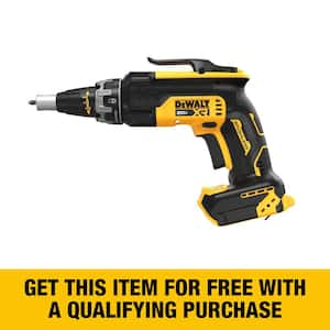 XR 20V MAX Lithium-Ion Cordless Brushless Screw Gun (Tool Only)