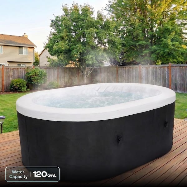 EZLIFE Serenity 2-Person 90-Aqua Jets, 110-Volt, Oval Foam Spa Hot