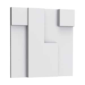 1 in. x 1 ft. x 1 ft. Cubi Style 1 Primed White Polyurethane Decorative 3D Wall Paneling
