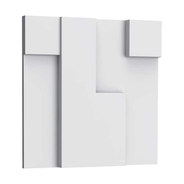 ORAC DECOR 1 in. x 1 ft. x 1 ft. Cubi Style 1 Primed White Polyurethane Decorative 3D Wall Paneling