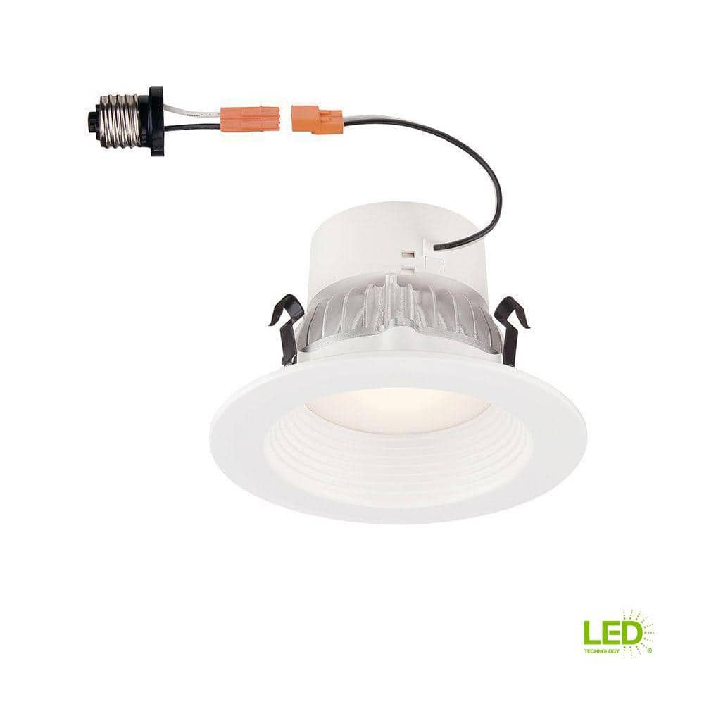 White 4'' LED Retrofit Recessed Lighting Kit