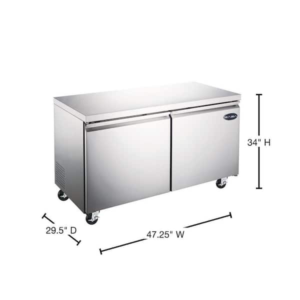 https://images.thdstatic.com/productImages/80106608-dded-4619-950b-0f3f3dd85f57/svn/stainless-steel-saba-commercial-freezers-suc-48f-40_600.jpg
