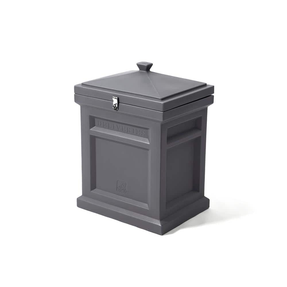 RTS Home Accents ParcelWirx Graphite Horizontal Lockable Package Delivery  Box 550200500A7981 - The Home Depot