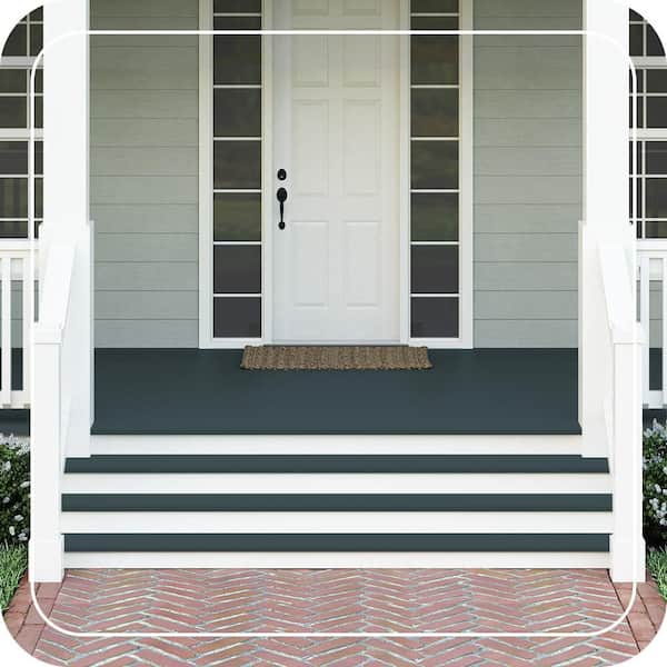 1 gal. #S440-7 Thermal Textured Low-Lustre Enamel Interior/Exterior Porch and Patio Anti-Slip Floor Paint