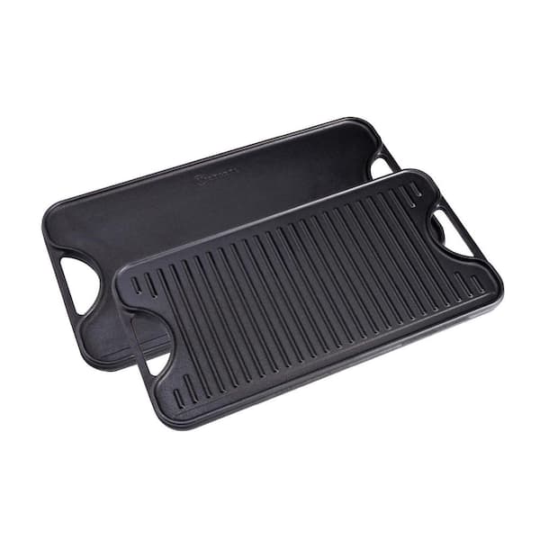 Cast Iron Reversible Griddle/Skillet 18.5 in Compatible on all Cooking Surfaces