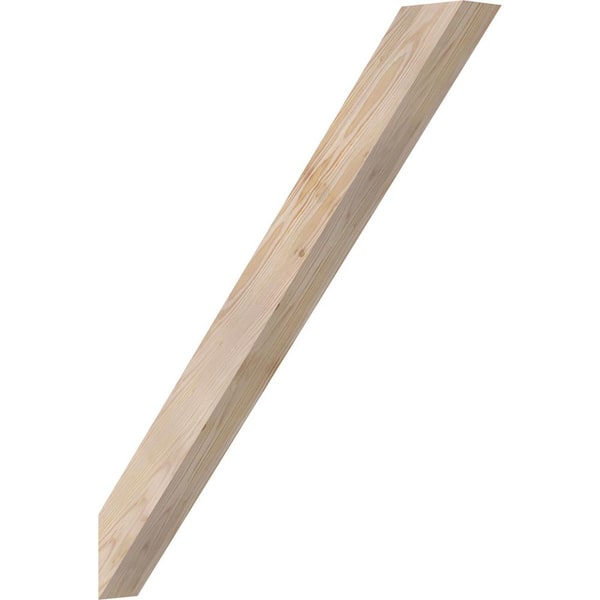 Ekena Millwork 3 1/2"W x 30"D x 36"H Traditional Smooth Knee Brace, Douglas Fir