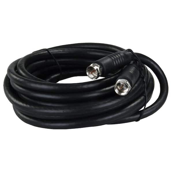 JR Products 12 ft. RG6 Exterior HD/Satellite Cable