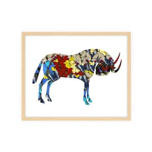 Flora and Fauna 3 Framed Giclee Animal Art Print 22 in. x 18 in.