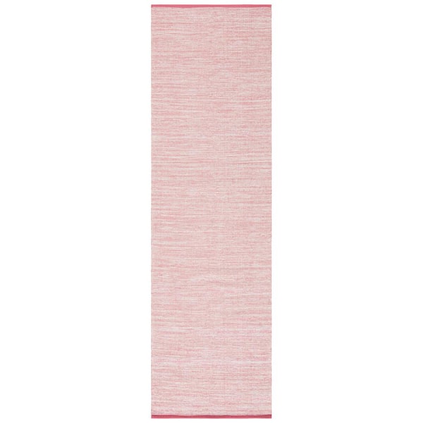 SAFAVIEH Montauk Pink/Fuchsia 2 ft. x 8 ft. Solid Color Runner Rug