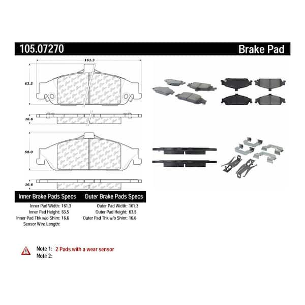 Centric Parts Disc Brake Pad Set