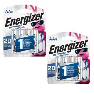 Energizer Ultimate Lithium AA – 20 Batterie Stilo 1.5V 3000mAh, Durata 8x Alcaline, Resistenti Da -40°C A +60°C, Conservazione 20 Anni
