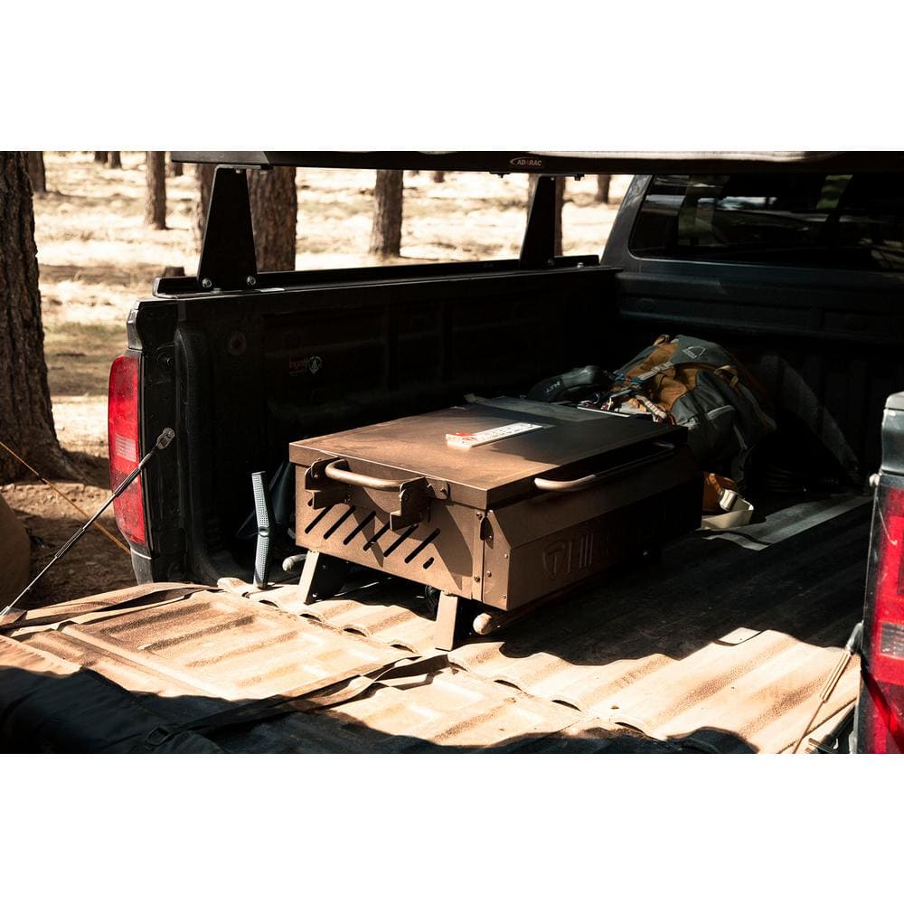 Thiessens Black 3-Burner Liquid Propane Gas Grill with Folding Side Shelf