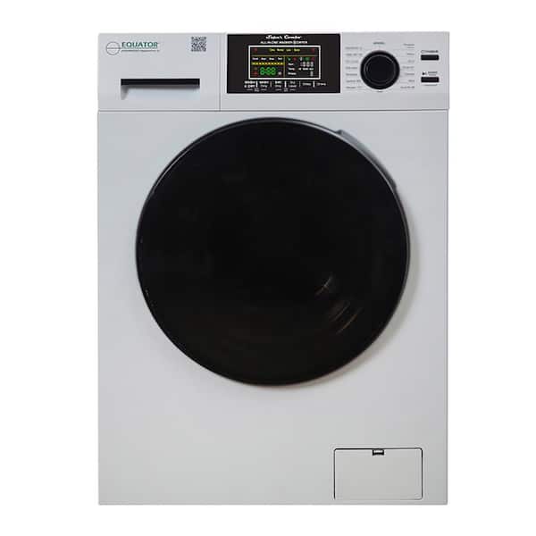Equator 1.62 cu. Ft./15lbs Fully Built-in All-in-One Washer Dryer Combo Ventless 110V in White