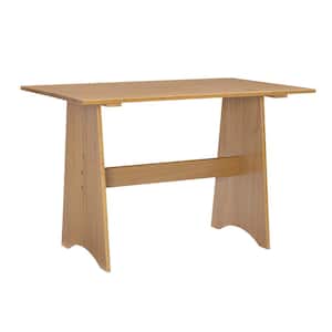 Faye 44.13 in. L Rectangle Honey wood top Table