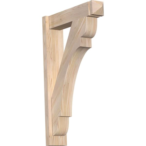 Ekena Millwork 6 in. x 34 in. x 22 in. Olympic Arts and Crafts Smooth Douglas Fir Outlooker