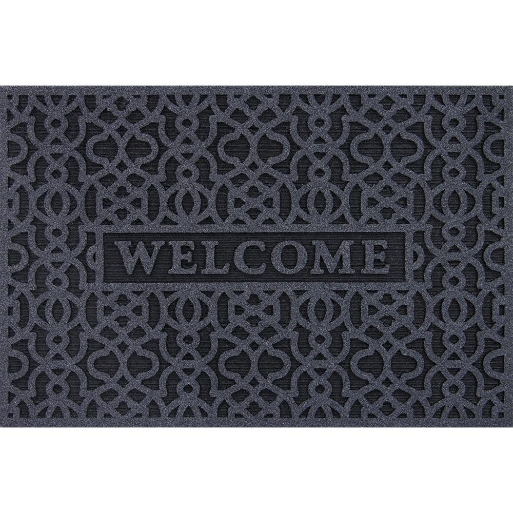 StyleWell Alexa Indigo 24 in. x 36 in. Door Mat 575596 - The Home Depot