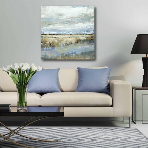 Taalkunde Perth arm Courtside Market Coastal Marsh Gallery-Wrapped Canvas Wall Art, 30 in. x30  in. WEB-GBS177-30x30 - The Home Depot