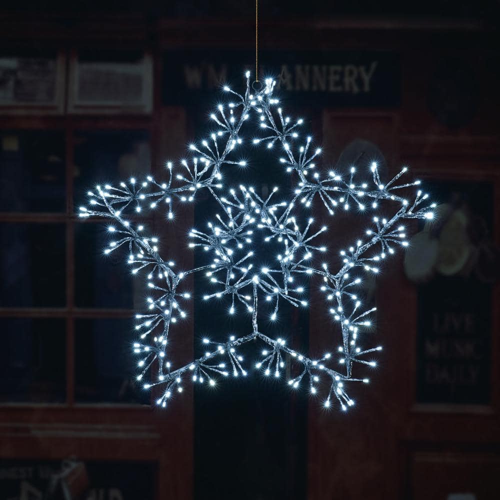 Lightshare 2 ft. 320 LED Star Light Artificial Christmas Tree Twinkle Lights Warm White Plug in