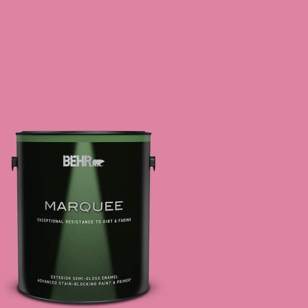BEHR MARQUEE 1 gal. Home Decorators Collection #HDC-MD-10A Sweet Chrysanthemum Semi-Gloss Enamel Exterior Paint & Primer