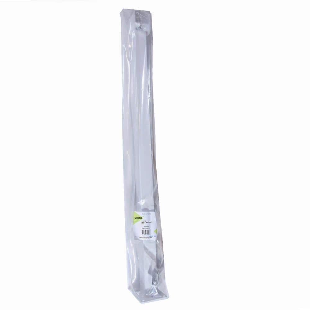 36 in. H x 2 in. W White Aluminum End Post for Railing Kit price history on PriceWatchPro