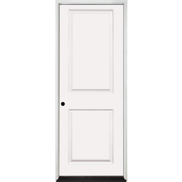 36 in. x 80 in. 2P Sqtp RHIS Primed Composite 20Min Fire-Rated House-to-Garage Single Prehung Interior Door w/Blk Hinge
