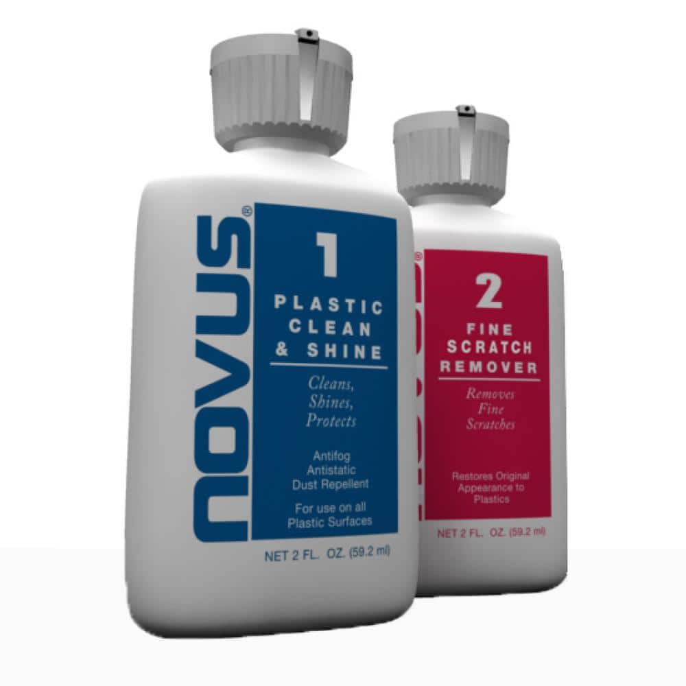 NOVUS 2.0 oz. Kit Plastic Cleaner, Polish and Scratch Remover