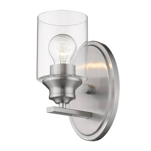 Acclaim Lighting Gemma 1-Light Satin Nickel Sconce