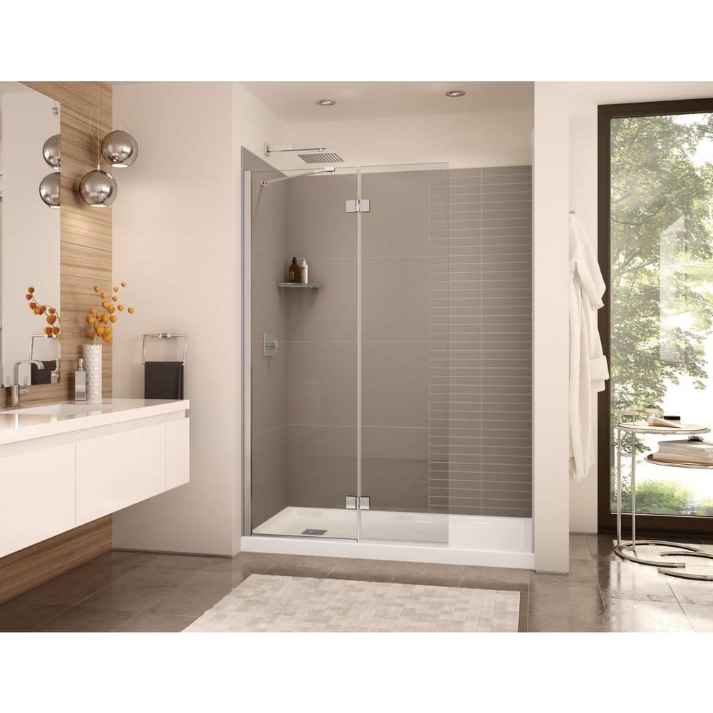 Utile 60 in. W x 36.5 in. D x 80 in. H Composite Direct-to-Stud Three-Piece Alcove Shower Wall Kit in Erosion Taupe price history on PriceWatchPro