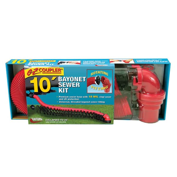 Valterra EZ Coupler Bayonet Sewer Hose Kit