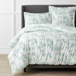 Legends Hotel Meadow Tencel Lyocell Sateen Green Queen Cotton Comforter
