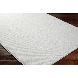 Bouclair Ivory/Cream Striped 7 ft. x 9 ft. Indoor Area Rug