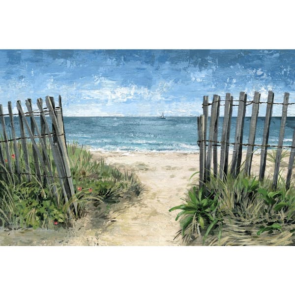 Unbranded "Lone Sailboat" by Marmont Hill Unframed Canvas Nature Art Print 20 in. x 30 in.