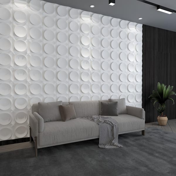 Mediterraneo 19.7 in. x 19.7 in. Decorative PVC 3D Wall Panels Hermes Wall Design