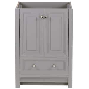 Brinkhill 24 in. W x 22 in. D x 34 in. H Bath Vanity Cabinet without Top in Sterling Gray
