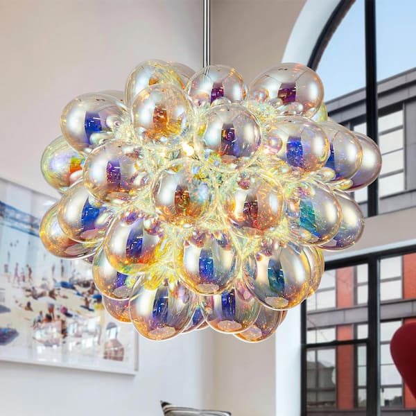 Rennnsan Nora 6-Light Colorful Modern Dimmable Sphere Glass Globe